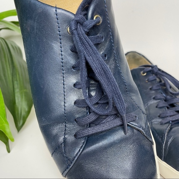 Cole Haan Grand Crosscourt II Sneaker Navy Leather 11 - Picture 9 of 12